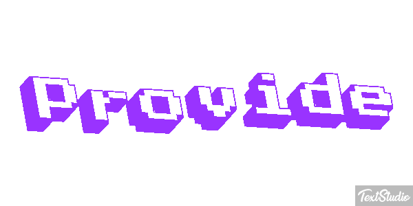 Provide Efekt tekstowy