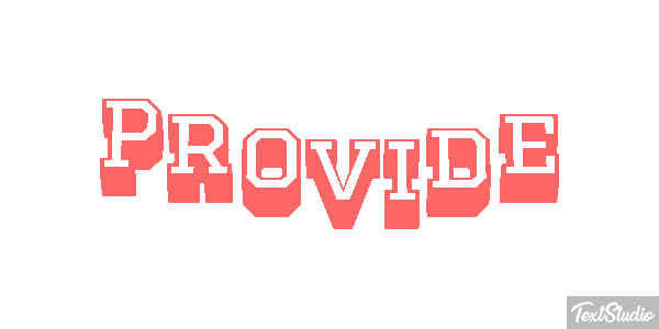 Provide Efekt tekstowy