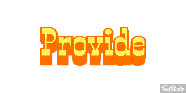 Provide Efekt tekstowy