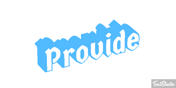 Provide Efekt tekstowy