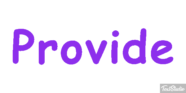Provide Efekt tekstowy