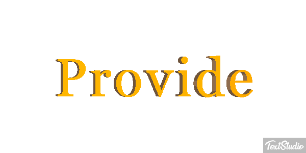 Provide Efekt tekstowy