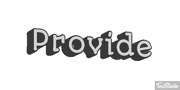 Provide Efekt tekstowy