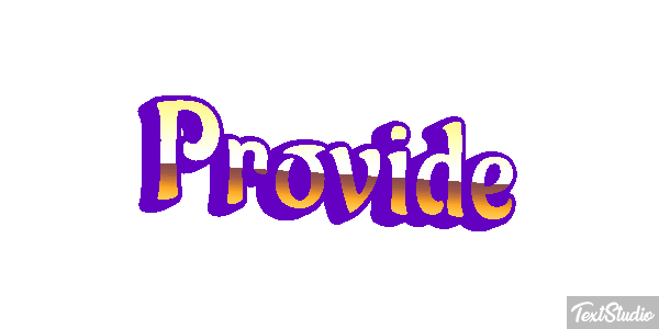 Provide Efekt tekstowy