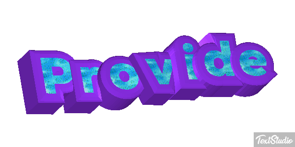 Provide Efekt tekstowy