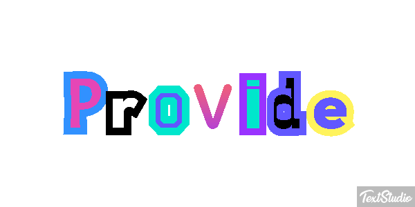Provide Efekt tekstowy