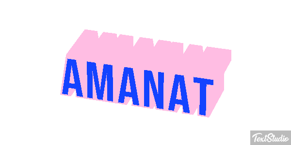 Amanat Text effect