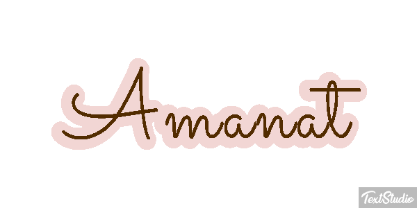 Amanat Text effect