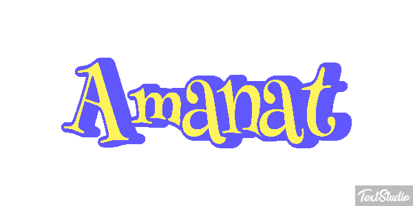Amanat Text effect