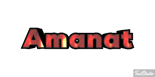 Amanat Text effect