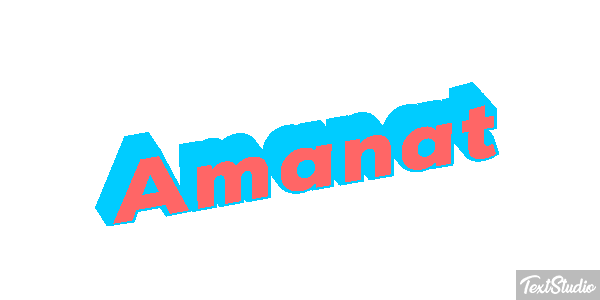 Amanat Text effect