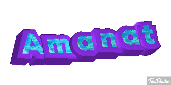 Amanat Text effect