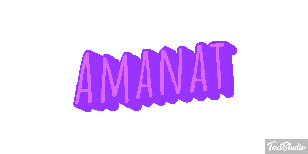 Amanat Text effect