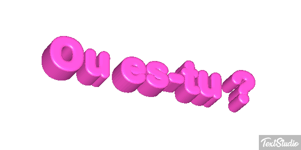 Où es-tu ? Effet de texte