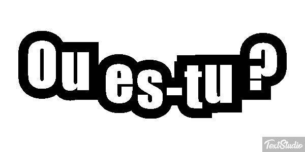 Où es-tu ? Effet de texte