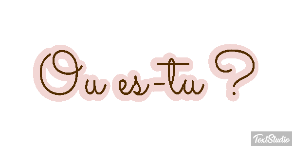 Où es-tu ? Effet de texte