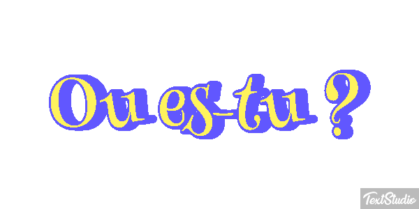 Où es-tu ? Effet de texte