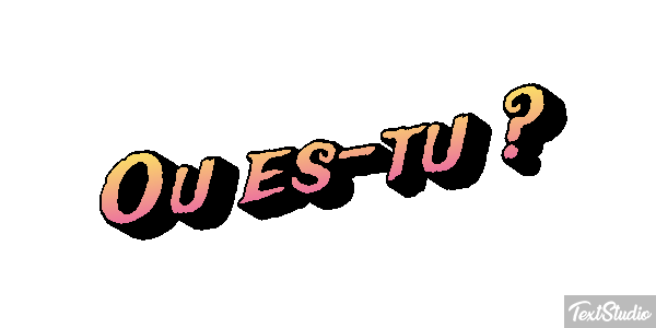 Où es-tu ? Effet de texte
