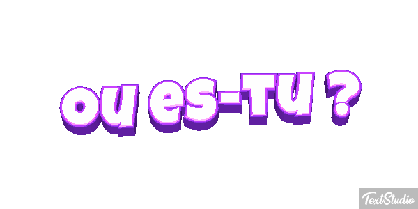 Où es-tu ? Effet de texte