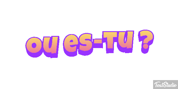 Où es-tu ? Effet de texte