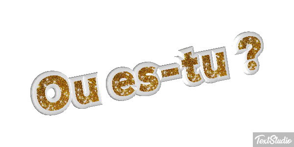 Où es-tu ? Effet de texte