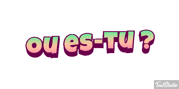 Où es-tu ? Effet de texte