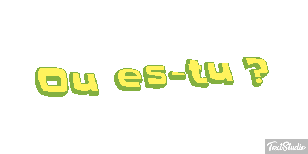 Où es-tu ? Effet de texte