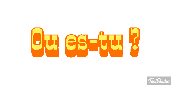 Où es-tu ? Effet de texte