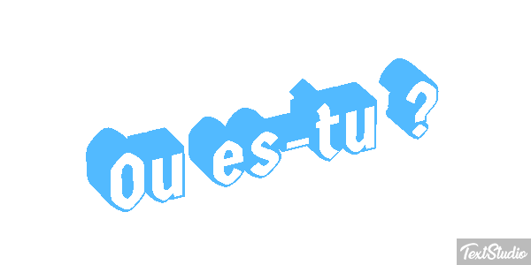 Où es-tu ? Effet de texte