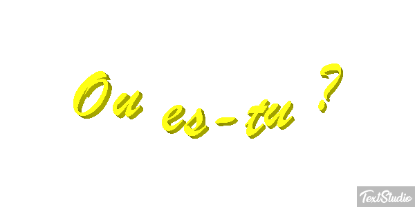Où es-tu ? Effet de texte