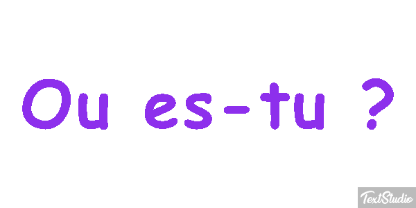 Où es-tu ? Effet de texte