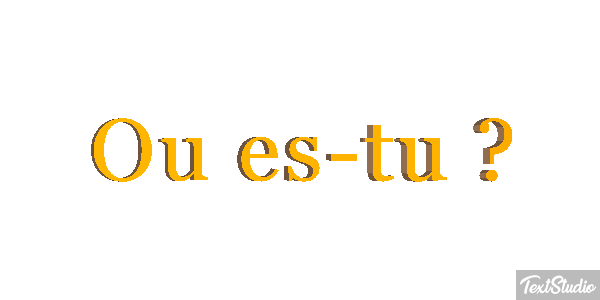 Où es-tu ? Effet de texte