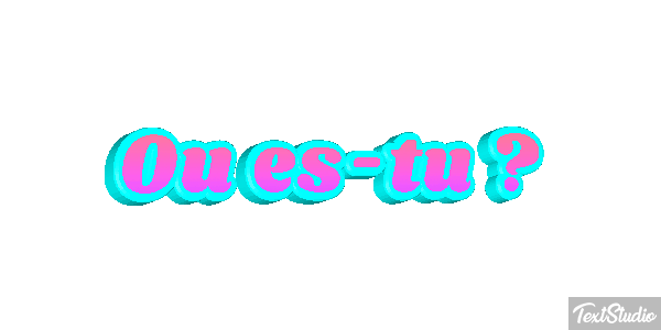 Où es-tu ? Effet de texte