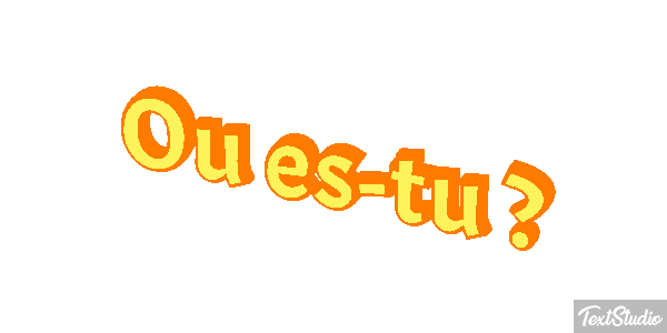 Où es-tu ? Effet de texte