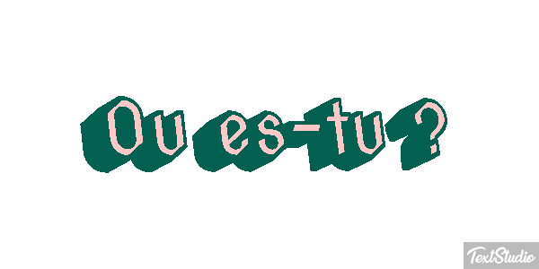 Où es-tu ? Effet de texte