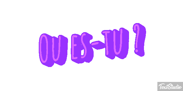 Où es-tu ? Effet de texte