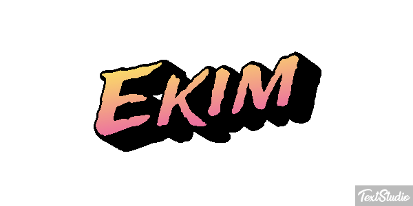 Ekim Text effect