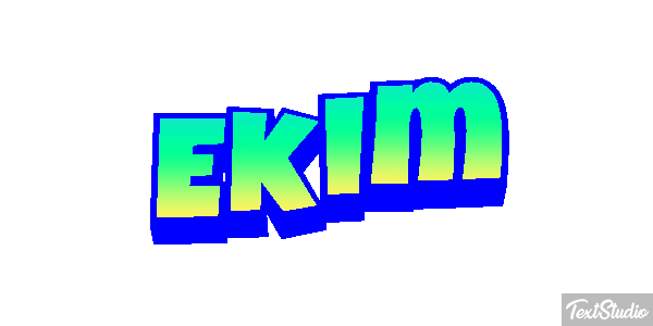 Ekim Text effect