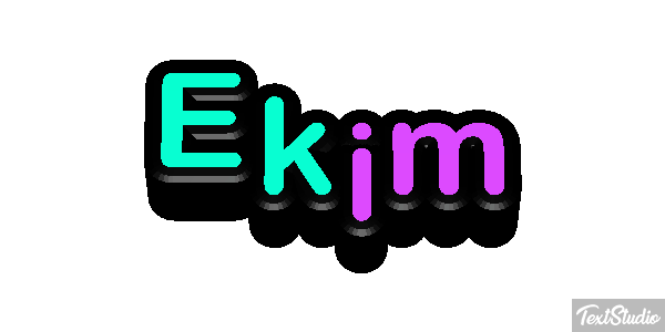 Ekim Text effect