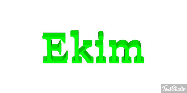 Ekim Text effect