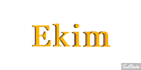 Ekim Text effect