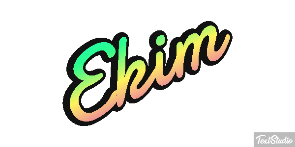 Ekim Text effect