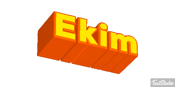 Ekim Text effect