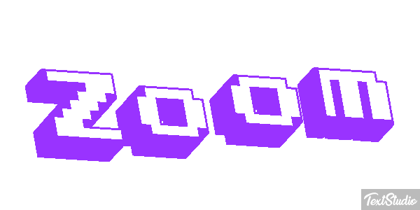 Zoom Text effect