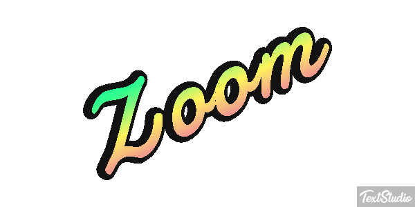Zoom Text effect