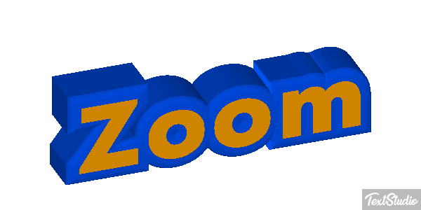 Zoom Text effect