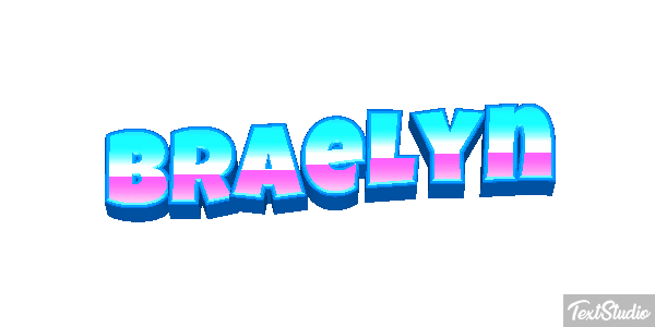Braelyn Tekst effect