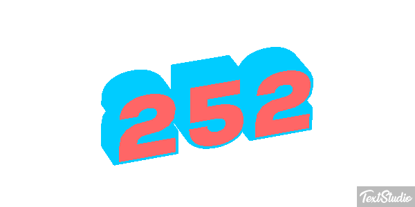 252 Text effect