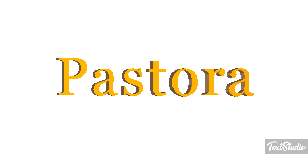 Pastora Efecto de texto