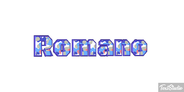 Romano Текстовый эффект